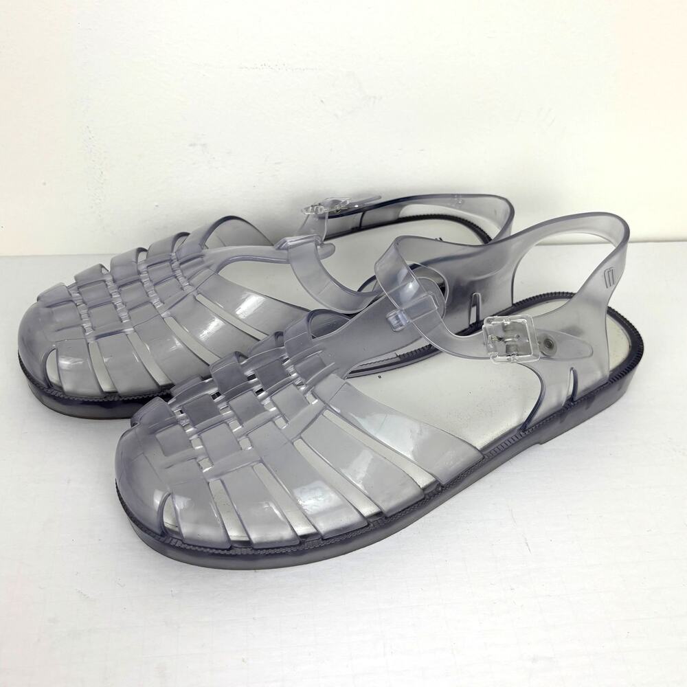 Melissa Fisherman Sandals Clear Jelly Women 9